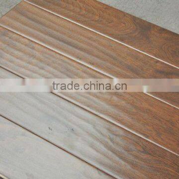 Handscraped Dark Color Sapele Multilayer Wooden Flooring Tile