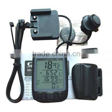 Multifunctional Bike Computer Digital Lcd Bicycle Speedometer Wireless photo-3