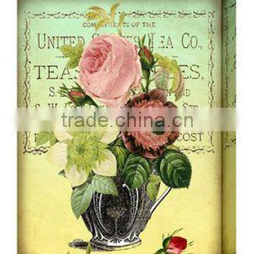 Cheap flower print canvas