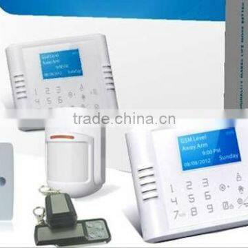 kingeye-security 30 wireless zones+8 wired zones gsm pstn dual network burglar alarm system