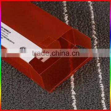 Custom Red PVC Packaging Box With White Printing photo-4