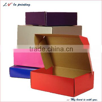 hot sale high quality custom corrugated packaging box different color mailing box made in shanghai