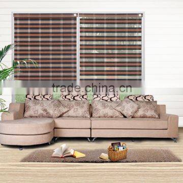 Double Layers Zebra Roller Blinds Fabric