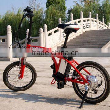 250w electric folding bike/20 inch electric bike