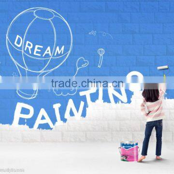 Weather resistance emulsion paint for exterior wall decoration