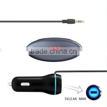 car mp3 fm transmitter with 5V 2.4A Fast charger