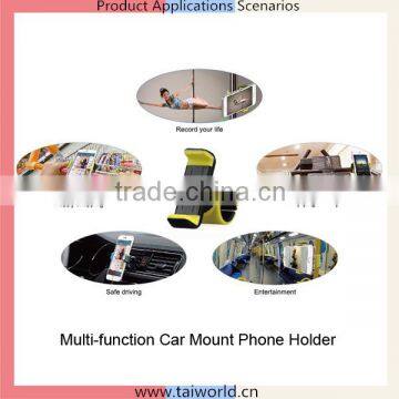 2016 New Arrival Silicone Innovative Strong Clamp Smart Phone Car Holder