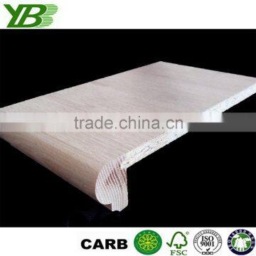 High quality Indoor Stair tread veneer pine ,oak maple