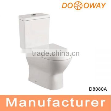 Western Style Bathroom Sanitary Ware Ceramic European Market Toilet D8080A