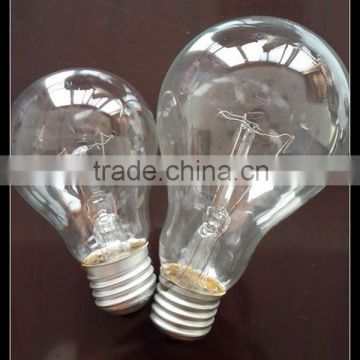 E27 B22100W incandescent clear frosted bulb