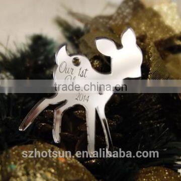 Outdoor decoration acrylic lighted christmas deer