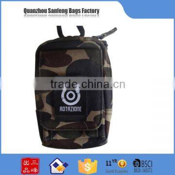 outdoor camo waist pouch carry bag