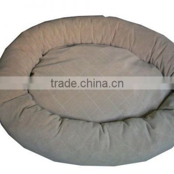 Soft round fleece pet beds for dogs