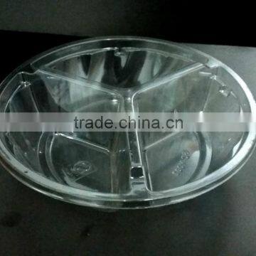 High Quality Take-away Food Container With Lid 3 Compartment photo-5