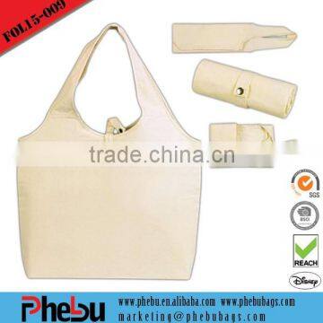 Foldable Canvas shopping bags for promotion