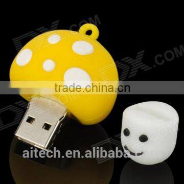 Factory Customized Cartoon Mushroom USB Thumb Drive OEM/ODM Service