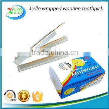 2016 New Products China Tableware / Cello Wrapped Tooth Picks Made in China
