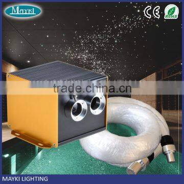 2016 LED optic fiber ceiling light with 32w color changing illuminators and twinkle effect