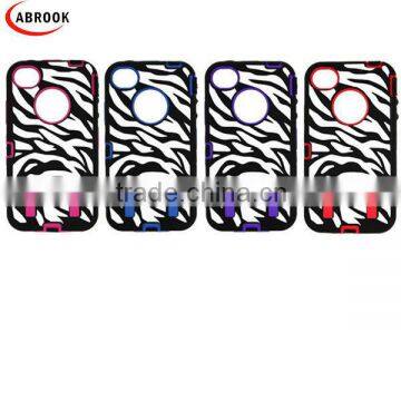 Multi-colors couple case for iphone 4,3d silicon animal case for iphone 4