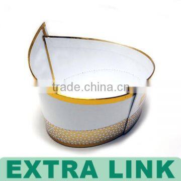 Heart boat shaped cardboard gift box