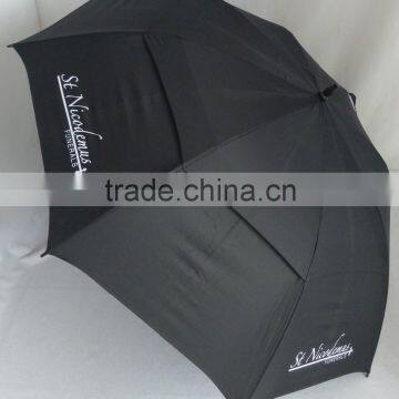 2 Layer Straight Windproof Automatic Parasol Golf Umbrella