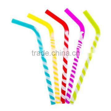2016 New Produsts Reusable Silicone Drinking Straws-Assorted Colors