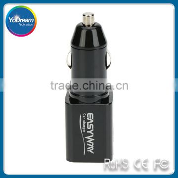 Micro usb car charger white / black car gps locator for sale