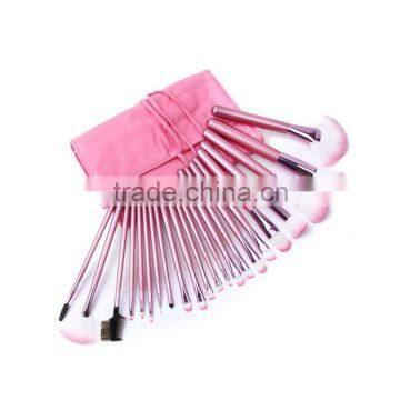 Bonvatt 2017 newest 24PCS Makeup Brush Set With pink Pouch Bag