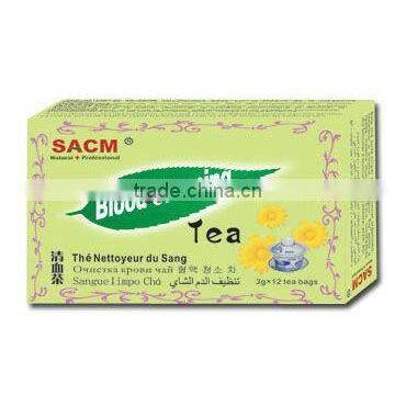 Natural health herbal tea for blood cleaning