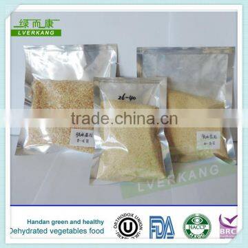 Hebei Yongnian dried garlic minced 5-8mesh, 8-16mesh, 16-26mesh, 26-40mesh, 40-80mesh