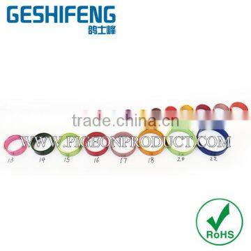 good quality big size aluminium rings Peacock foot band