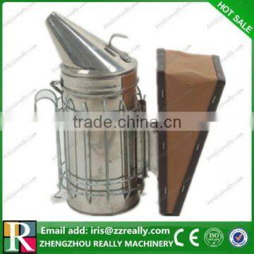 Stainless steel leather bee smoker beekeeping equipment/bee tool