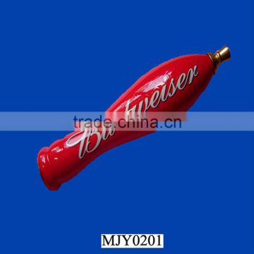 Ceramic new design custom red colored bar tool Beer Tap Handle