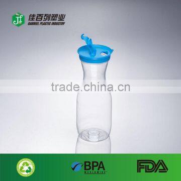 new product flip cap BPA free pet clear plastic milk bottle