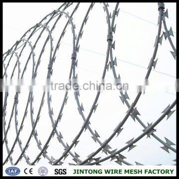 chain link fence top barbed wirerazor blade barbed wirecheap concertina razor barbed wire