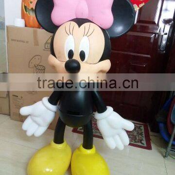 OEM Blow Molding Plastic large Animal figurines Elephant craft 3D cartoon character