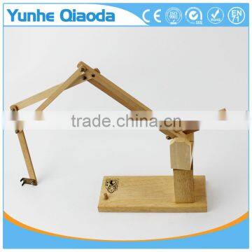 DIY Disassembly Puzlle Wooden Ancient Greeks Hand Movement Crane Toy photo-3