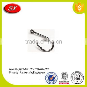 China factory carbon steel fishing hook metal different size fish hook