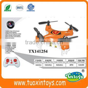2.4G mini 4-AXIS RC remote control heli-copter rc drone with camera