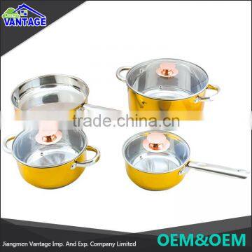 Wholesale Mirror Polish Nonstick Cooking Pot and Frying Pan Stainless Cookware photo-6