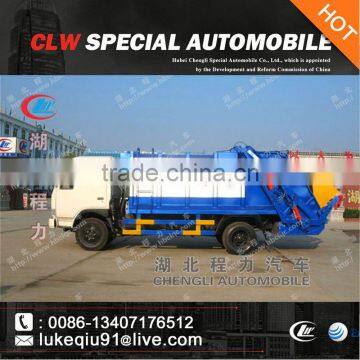 Dongfeng 4CBM-5CBM 4*2 side loading compressible garbage truck