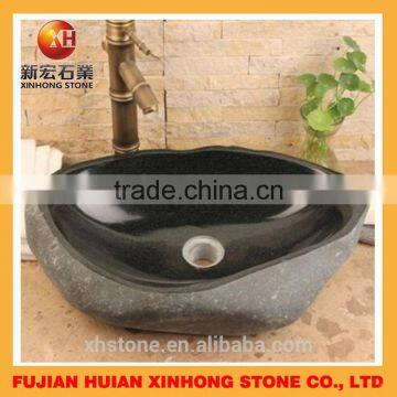 2016 Gradient Indoor White Brown Mixed Stone Wash Basin photo-6