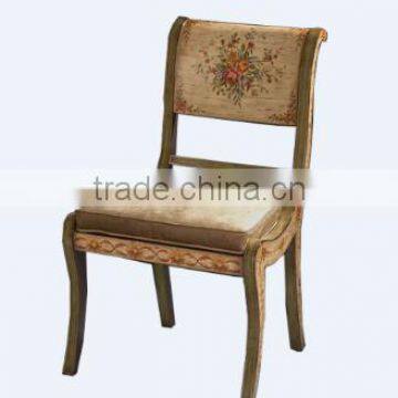 Retro Home Furniture Dinning Room Set, Exquisite Hand Painting Round Dinning Table With Chair/Sideboard photo-3