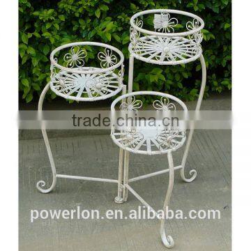 Anti-rust 3 Tier Metal Planter Stand Pots photo-5