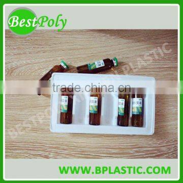 White Blister Plastic Tray Packaging for Vials