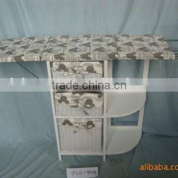 Solid Wood Ironing Board With Drawers photo-3