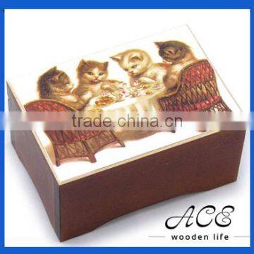 Customization Printing Wooden Music Box