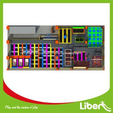 Ninja Warrior Obstacle Course for Trampoline Park