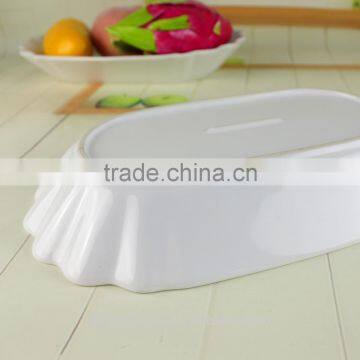 2017 Factory Supplies Fluted Edge Dinnerware Serving Food Tray photo-4