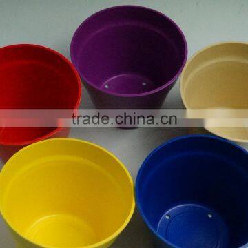 Anhui Green Made Eco-friendly Bamboo Fibre Flower Pot,plant Holder photo-3